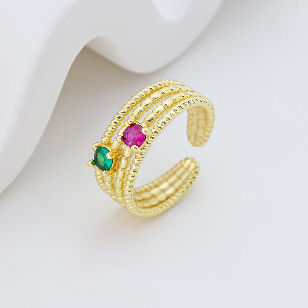 Planet Zircon Gold 925 Sterling Silver Earrings R13226