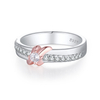 S925 Sterling SilverTwo-Tone Ring New Design Nickel Free