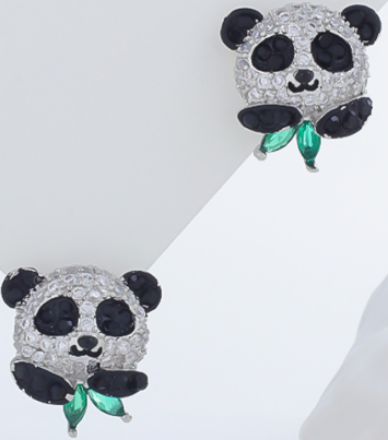 925 Silver Earring Silver Set Eanmel Rhodium Plated