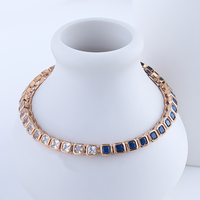 Sterling Silver Tennis Chain Zircon Bracelet For Woman