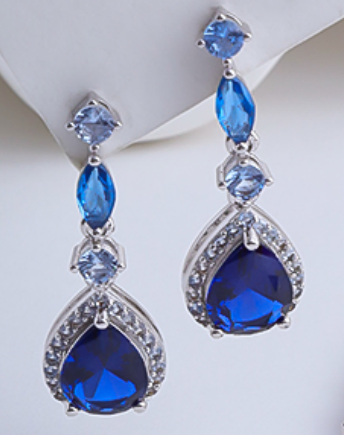 Women Silver Jewelry Set 5A CZ Rhodium 
