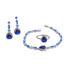 Women Silver Jewelry Set 5A CZ Rhodium 