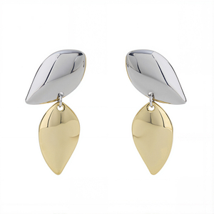 S925 Sterling Silver Earrings Two-Tone Earring For Woman Wholesale