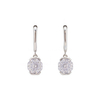 925 Silver Earring High Quality Rose Cut Stone