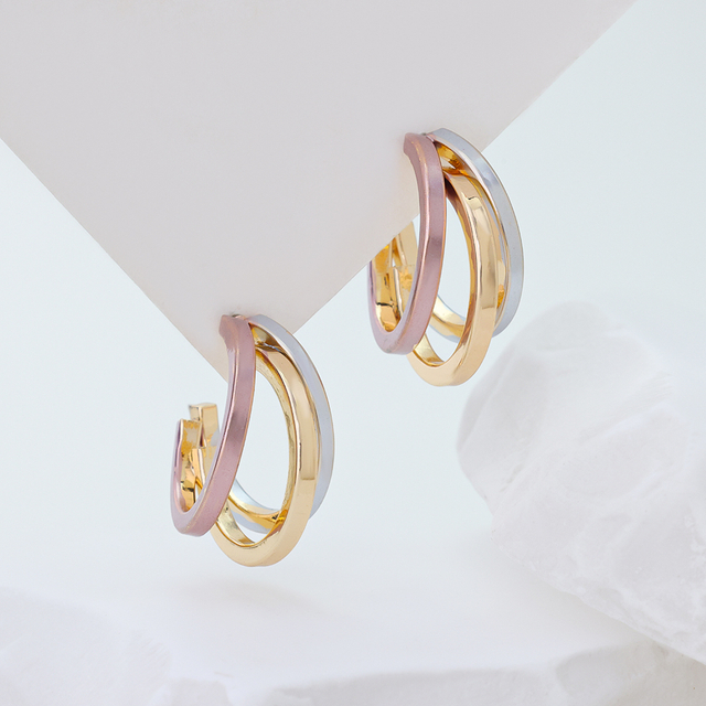  Stainless Steel Earring Vintage Simple