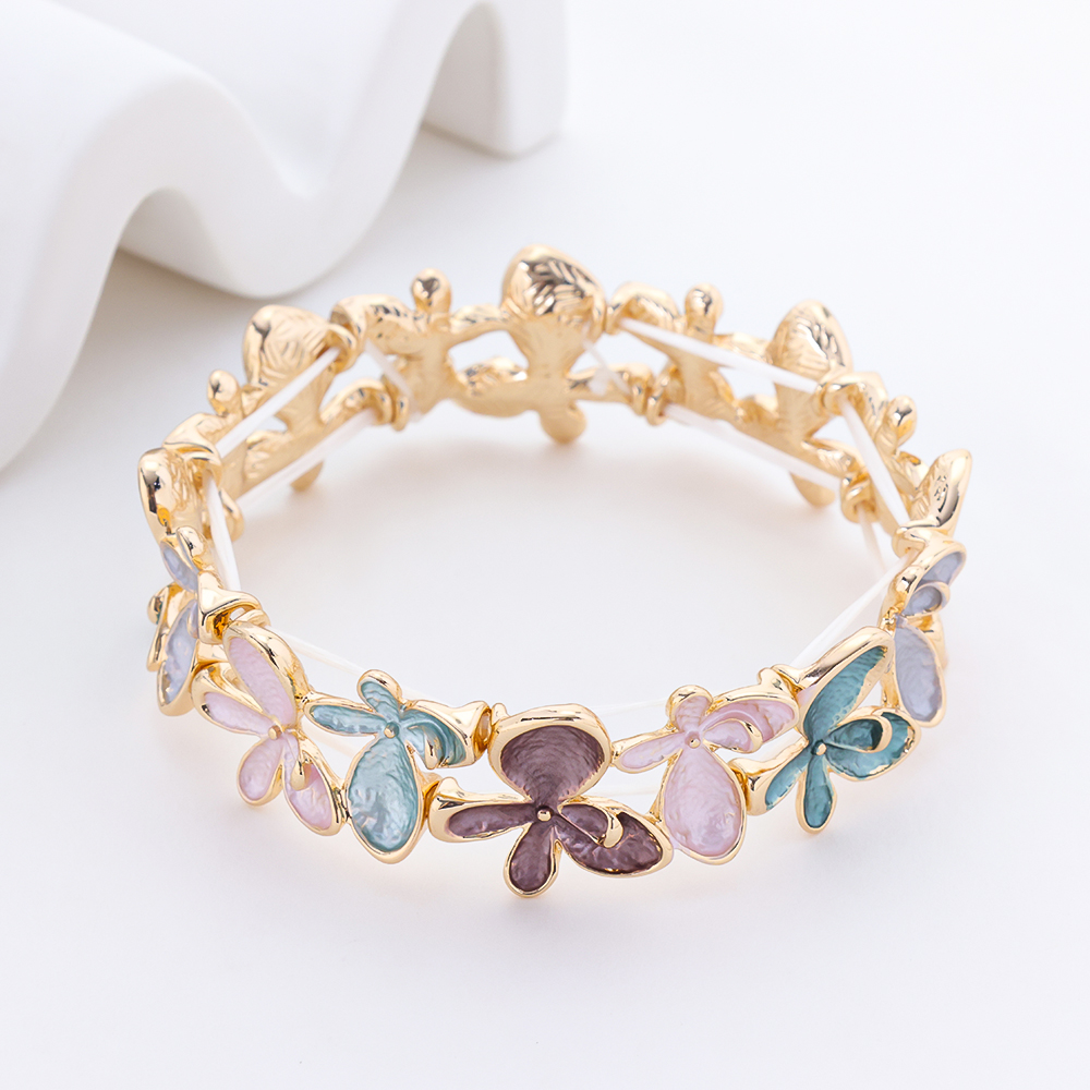 Sterling Silver Paint Bracelet For Woman Gift New Design