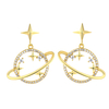 Planet Earrings Female S925 Sterling Silver Earrings Wholesale