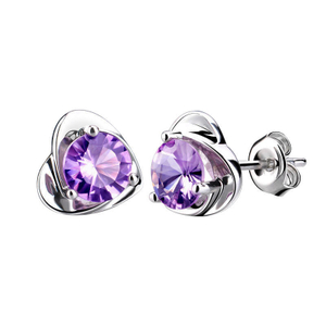 S925 Sterling Silver Heart-Shaped Earrings for Women Fashionable Gift