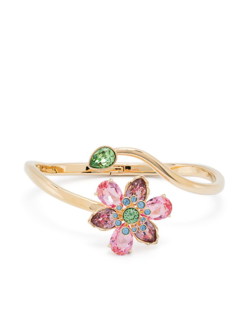 S925 Silver Cubic Zirconia Chunky Adjustable Open Bangle Snake Jewelry