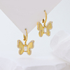 S925 Sterling Silver Dual Stone Drop Earrings Romantic Sparkling Zircon Date Jewelry