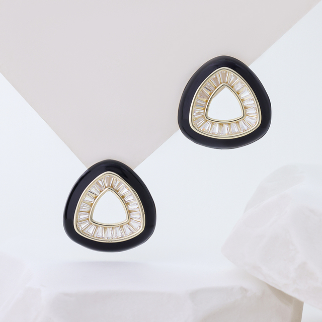 Pink Enamel Heart Huggie Hoop Earrings for Women | 925 Sterling Silver Colorful CZ Crystal Love Heart Drop Earrings | Cute Dainty Jewelry Gift for Her
