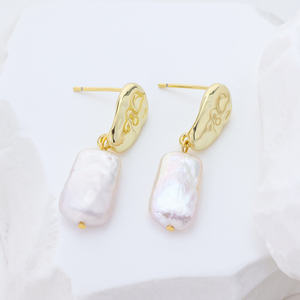 S925 Silver Gold Irregular Ball Snowflake Stud Earrings