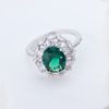 S925 Silver Old Money Hammered Open Ring