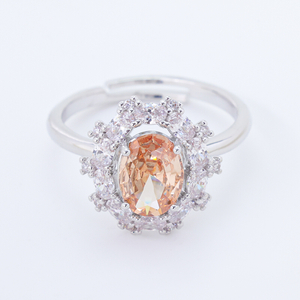 S925 Silver Vintage Green Cushion Ring