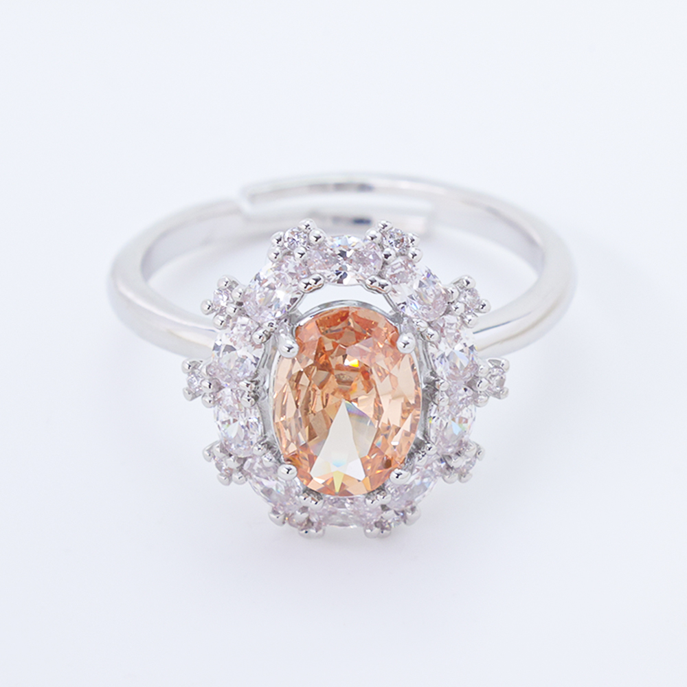 S925 Silver Vintage Green Cushion Ring