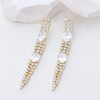 S925 Sterling Silver Matte Finish Bow Earrings French Hepburn Style Vintage Zircon Wedding Party Jewelry
