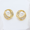 S925 Sterling Silver Shell Pearl Drop Earrings French Elegant Daily Wear Ocean Inspired Jewelry