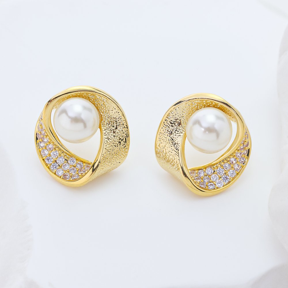 S925 Sterling Silver Shell Pearl Drop Earrings French Elegant Daily Wear Ocean Inspired Jewelry