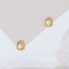 S925 Sterling Silver Teardrop Pearl Earrings Gentle Embrace Romantic Evening Jewelry