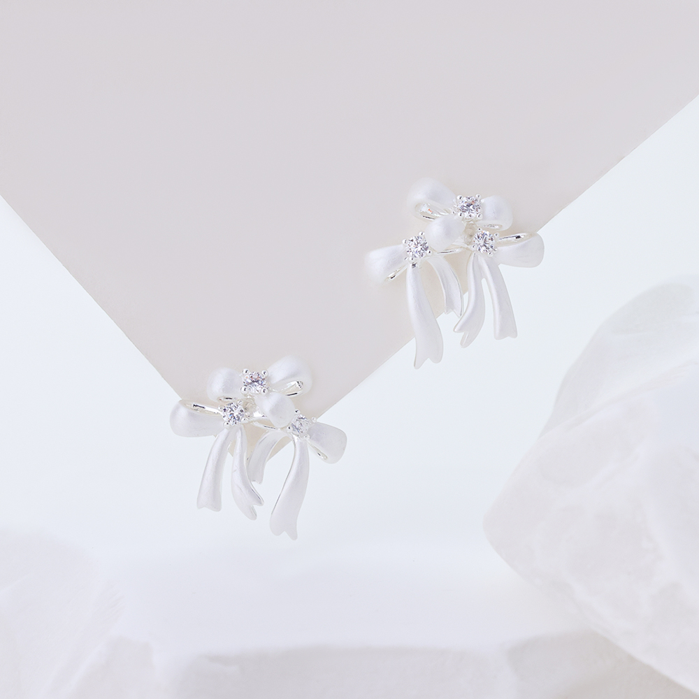 925 Sterling Silver Gold Plated Earrings Geometric Twisted Square CZ Diamond Studs Modern Fine Jewelry