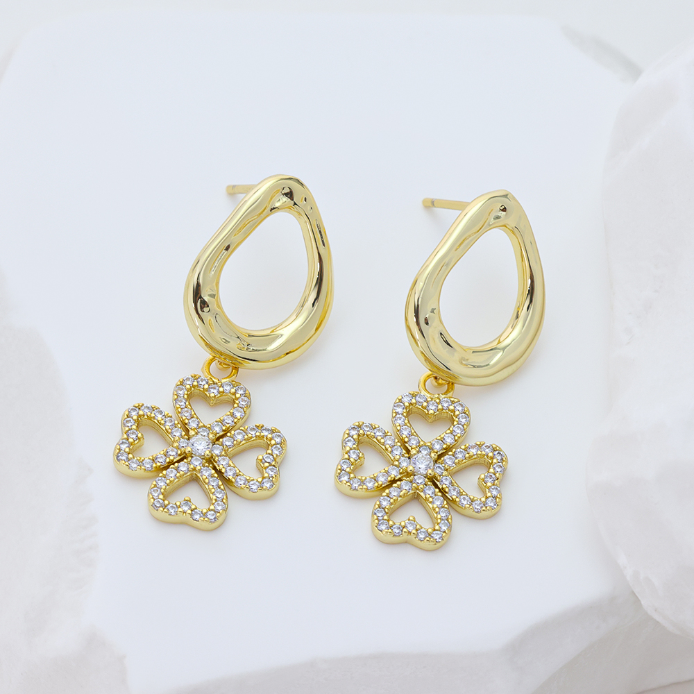 Fashion Hoop Earrings Display