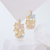 Sterling Silver Butterfly Huggie Earrings, 14K Gold Plated Multicolor Butterfly Hoop Earrings for Women, Hypoallergenic Jewelry Gift