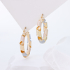 S925 Silver Hoop Nickel Free Earrings Colored Painted Jewelry Plain Earrings